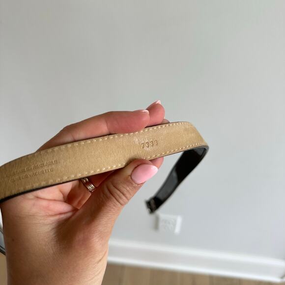 Longchamp Patent Leather Belt Black OS - Picture 6 of 8